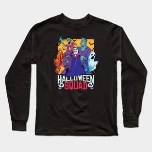 Halloween Monster Squad // Zombie, Witch, Vampire, Ghost, Werewolf, Frankenstein Long Sleeve T-Shirt